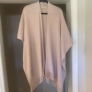 Light pink Loft wrap/shawl/sweater